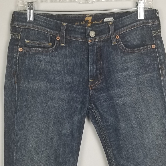 7 For All Mankind Cassie Dean Boot Cut Jeans - Picture 4 of 8